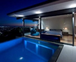 Master-Bedroom-Design-Beside-Swiming-Pool-Cool-Gazebo-Exterior-Design-at-Modern-Hopen-Place-House-in-the-Hollywood-Hills-by-Whipple-Russell-Architects