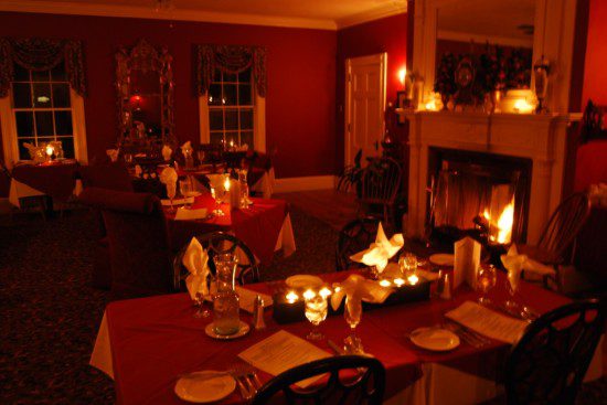 A relaxed romantic dinner at Juniper Hill Inn is highlighted by fire and candle light.  Fine food in a comfortable and elegant setting helps to create lasting special memories.