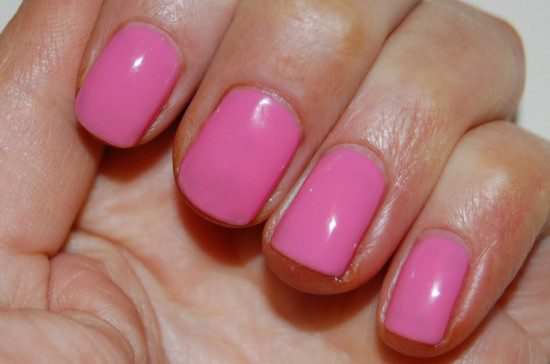 nail-art-beautiful-pink-lipstick-simple-shellac-nail-art-design-idea-pink-nail-designs